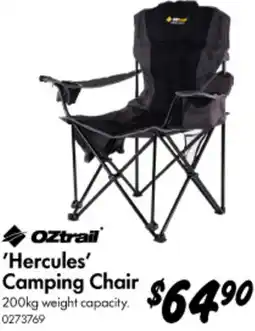 Bunnings Oztrail 'Hercules' Camping Chair offer