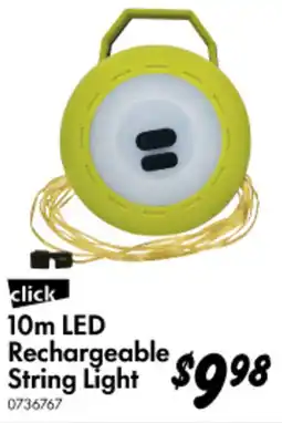 Bunnings click LED Rechargeable String Light offer