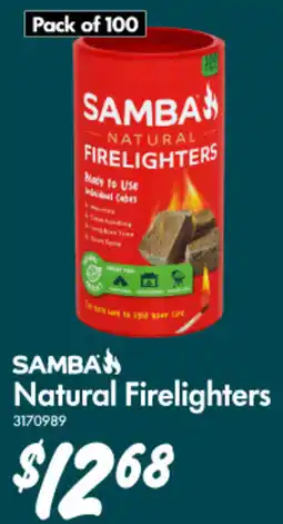 Bunnings Natural Firelighters offer
