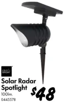 Bunnings Solar Radar Spotlight offer