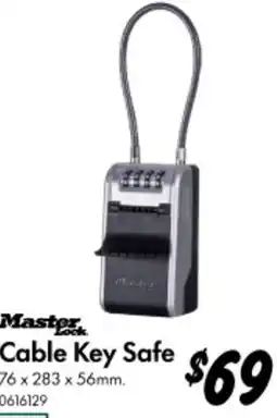 Bunnings Master Cable Key Safe offer
