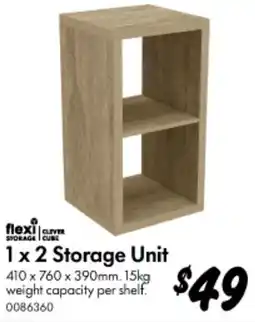 Bunnings 1x 2 Storage Unit offer