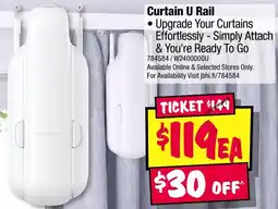 JB Hi-Fi Curtain U Rail offer