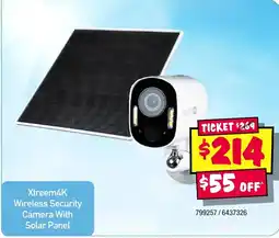 JB Hi-Fi Xtreem4K Wireless Security Camera With Solar Panel offer