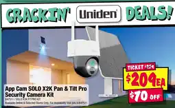 JB Hi-Fi App Cam SOLO X2K Pan & Tilt Pro Security Camera Kit offer