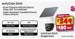 JB Hi-Fi eufyCam S340 Single Cam offer