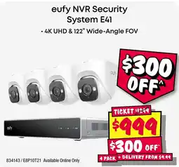 JB Hi-Fi eufy NVR Security System E41 offer