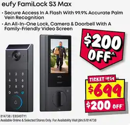JB Hi-Fi eufy FamiLock S3 Max offer