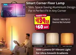 JB Hi-Fi Smart Corner Floor Lamp offer