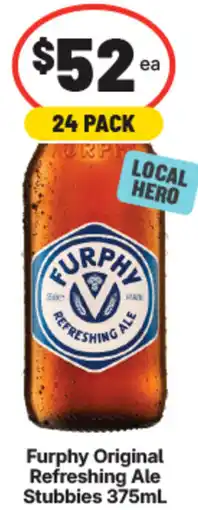 IGA Liquor Furphy Original Refreshing Ale Stubbies offer