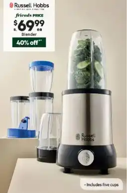 Harris Scarfe Russell Hobbs Blender offer