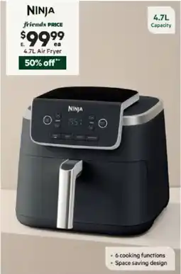 Harris Scarfe NINJA Air Fryer Pro offer