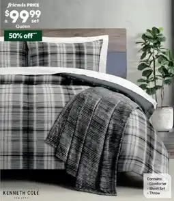Harris Scarfe Abstract Plaid Bed In A Bag DB offer