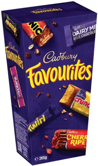 IGA Cadbury Favourites 264‑265g Selected Varieties offer