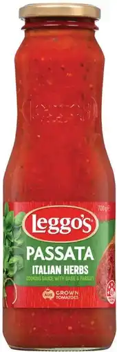 IGA Leggo’s Passata Cooking Sauce Selected Varieties offer