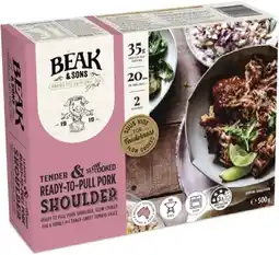 IGA Beak & Sons Ready to Pull BBQ Pork Shoulder offer