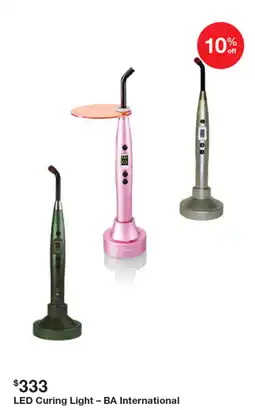 Henry Schein Led curing light ba international offer