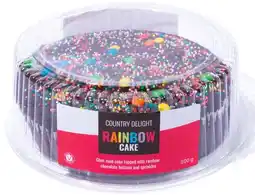 IGA Country Delight Rainbow Cake offer