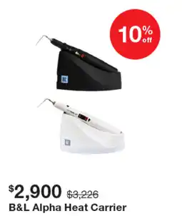 Henry Schein B&l alpha heat carrier offer