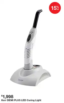 Henry Schein Kerr demi plus led curing light offer