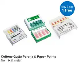 Henry Schein Coltene Gutta Percha & Paper Points offer