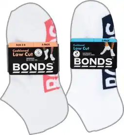 IGA Bonds Women’s or Men’s Low Cut Socks 3 Pack Selected Varieties offer