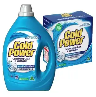 IGA Cold Power Laundry Powder 2kg or Liquid 2 Litre Selected Varieties offer