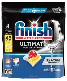 IGA Finish Ultimate Dishwashing Tablets Lemon offer