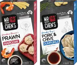 IGA Mr Chen’s Dim Sum 240‑300g Selected Varieties offer
