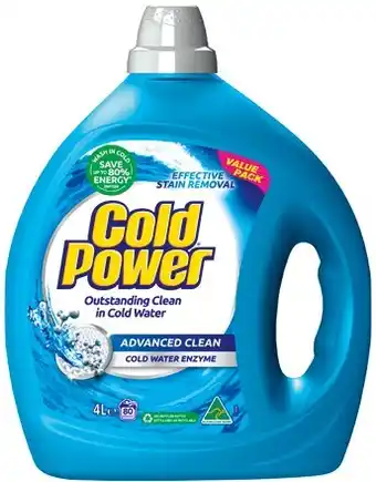 IGA Cold Power Laundry Liquid Selected Varieties offer