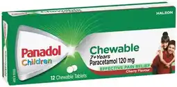 IGA Panadol Children 7+ Years Chewable Paracetamol Tablets offer