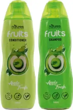 IGA Natures Organics Fruits Shampoo or Conditioner 500mL Selected Varieties offer