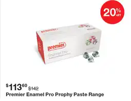 Henry Schein Premier Enamel Pro Prophy Paste Range offer