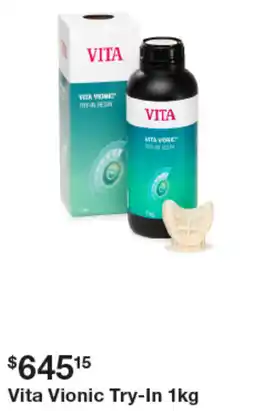 Henry Schein Vita Vionic Try In offer