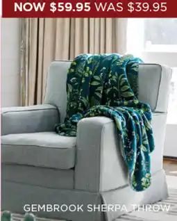 Bed Bath N' Table Gembrook sherpa throw offer