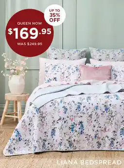 Bed Bath N' Table Liana bedspread offer