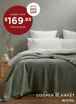 Bed Bath N' Table Cooper blanket wool offer