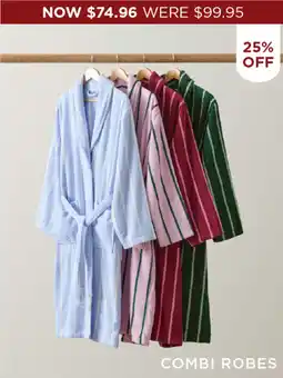 Bed Bath N' Table Combi robes offer