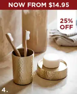 Bed Bath N' Table Mehar bath accessories offer