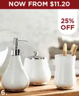 Bed Bath N' Table Isabella bath accessories offer