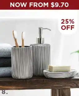 Bed Bath N' Table Wyatt bath accessories offer