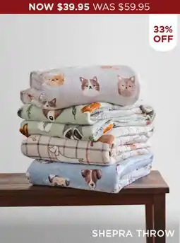 Bed Bath N' Table Shepra throw offer