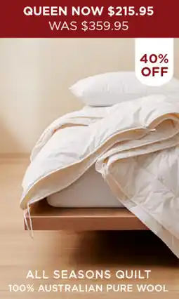 Bed Bath N' Table All seasons quilt offer