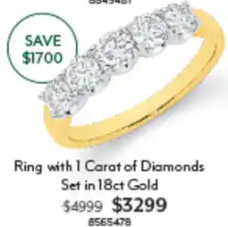 Angus & Coote Ring with 1 Carat of Diamonds offer