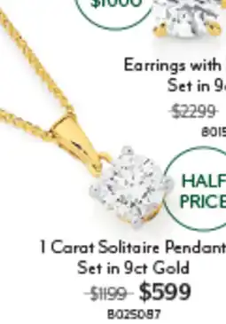 Angus & Coote 1 Carat Solitaire Pendant offer