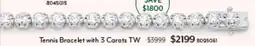 Angus & Coote Tennis bracelet with 3 carats tw offer