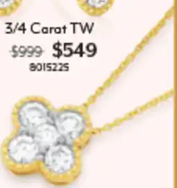 Angus & Coote Clover Necklet with 1 Carat tw offer