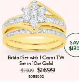 Angus & Coote Bridal set with 1 carat tw offer