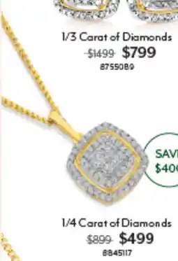 Angus & Coote 1/4 Carat of Diamonds offer