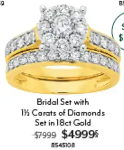Angus & Coote Bridal Set with 1½ Carats of Diamonds offer